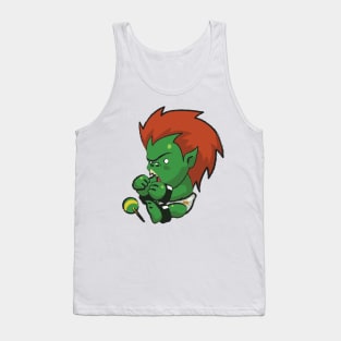 Street Fighter Babies: Blanka Tank Top